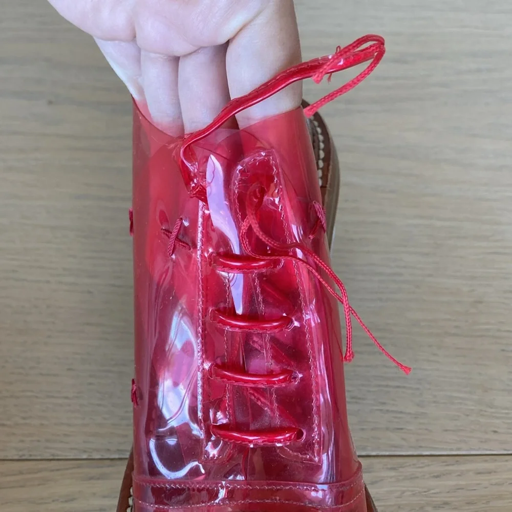 Simone Rocha PVC Clear Heeled Oxford - Picture 7 of 11